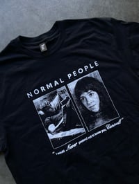 Image 2 of "Normal People" Tee - Black (Preorder)