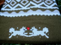 Image 4 of Winter Wolves Beanie | Front & Back Print!