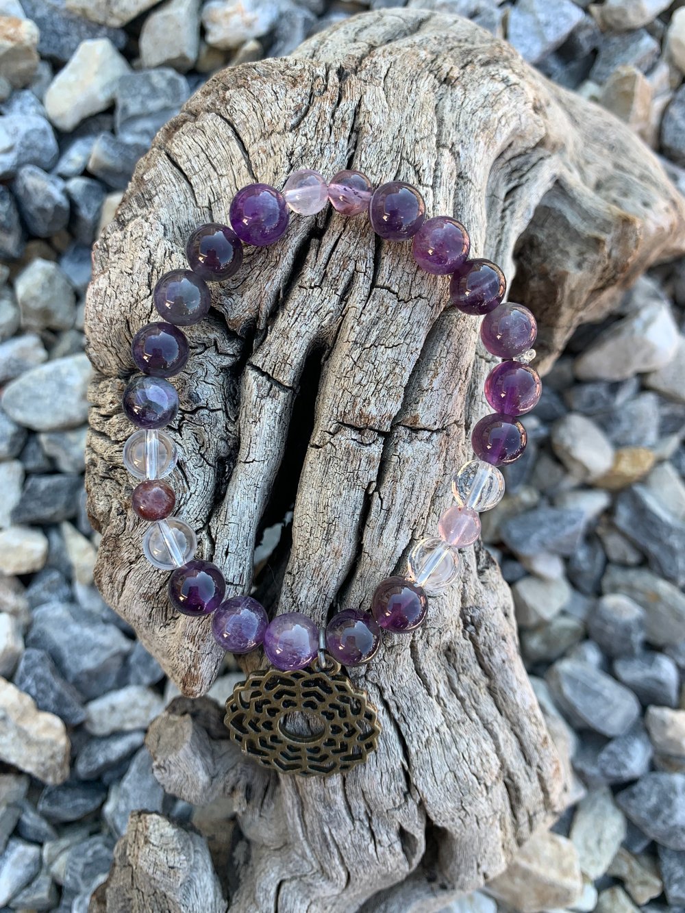 Image of Reiki Charged Crown Chakra Bracelet