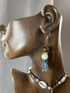 Denim of Africa Earring and Necklace set