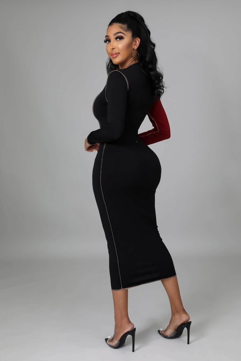 Image of Feisty Love MIDI Dress