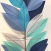 "Blue Skies" Stylized Leaf Mobile (Limited Edition)