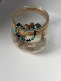 Image 2 of Turquoise and Tourmaline Bracelet 