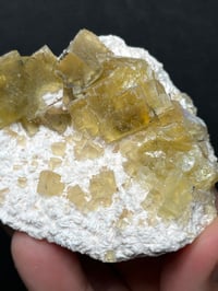 Image 3 of Barite & Yellow Cubic Fluorite Crystal Specimen #2426