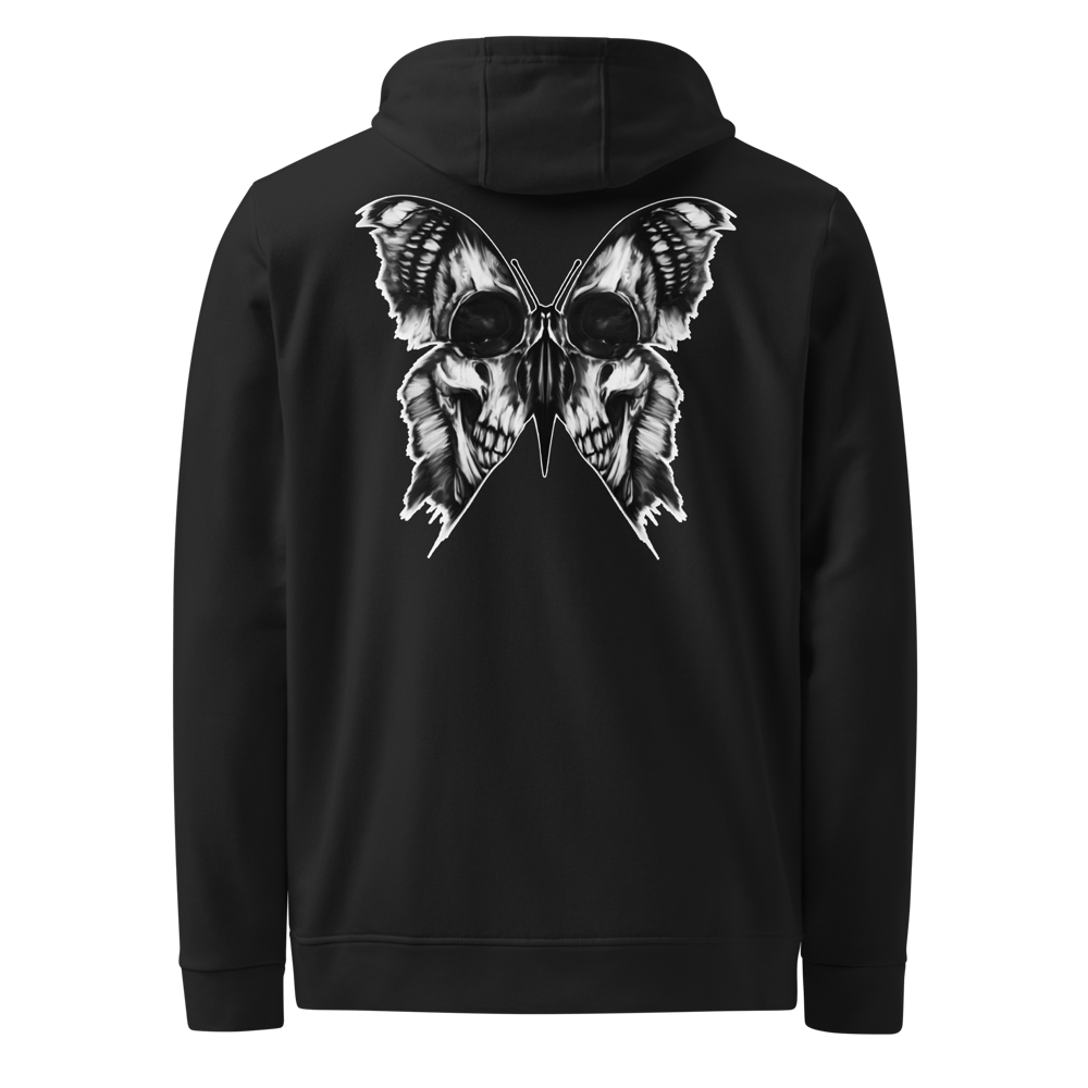 SKULL BUTTERFLY | PREMIUM FLEECE HOODIE