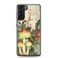 Image 23 of Colorful Antique Bookpage Mushroom Fungi Illustration Clear Case for Samsung®