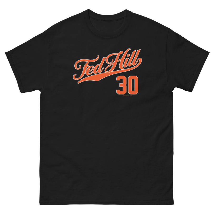 Image of Federal Hill Baltimore T-Shirt 21230 Mens (Black)