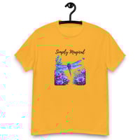 Image 11 of Unisex classic tee, Simply Magical Dragonfly & Wildflower Tee
