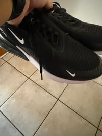 Image 1 of Nike Men’s Air Max 270 Black White Size 9