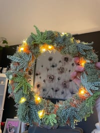 Image 5 of Peach Rizz Strain 8” Wreath