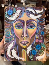 Image 2 of “Desert Woman” Original Acrylic Painting 
