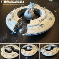 Image 9 of Star Wars Armada CIS Lucrehulk Battlecruiser Raw/Unpainted -or- Hand Painted Model 3D 14k Resin