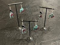 Image 1 of MISS ARGENTINA BEETLEJUICE EARRINGS