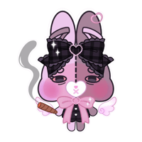Jirai Bunny Hold in Sticker (Pre-Order) 