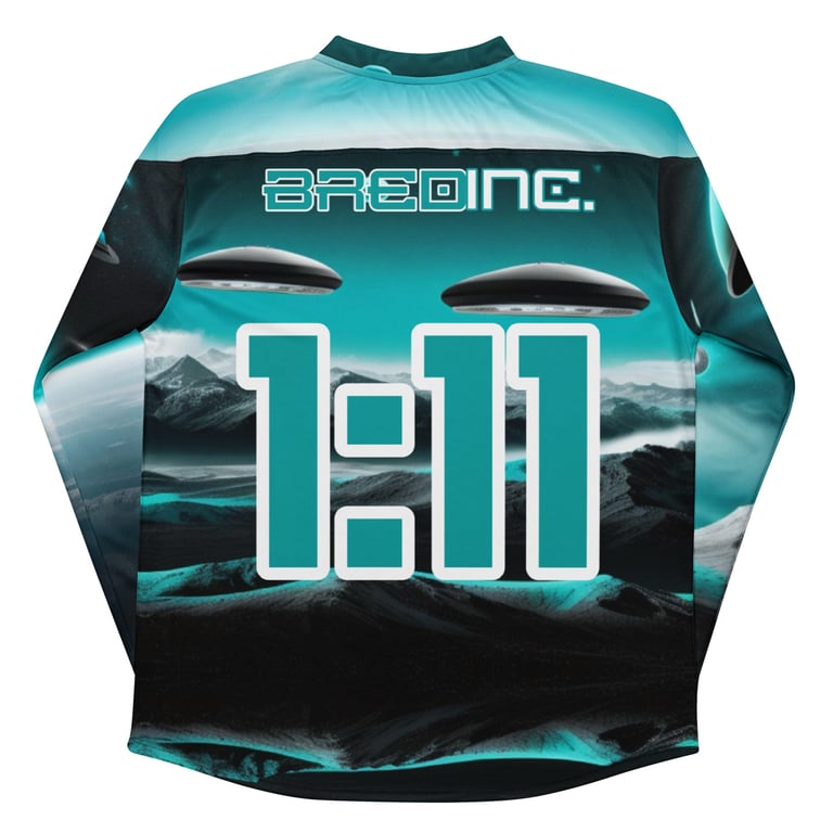 Infinity  angel number hockey  jersey