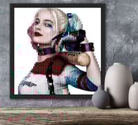Image 1 of “Fractured” Harley Quinn canvas and paper PRINTS