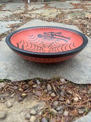 Image of Large Halloween Bowl w/ Web