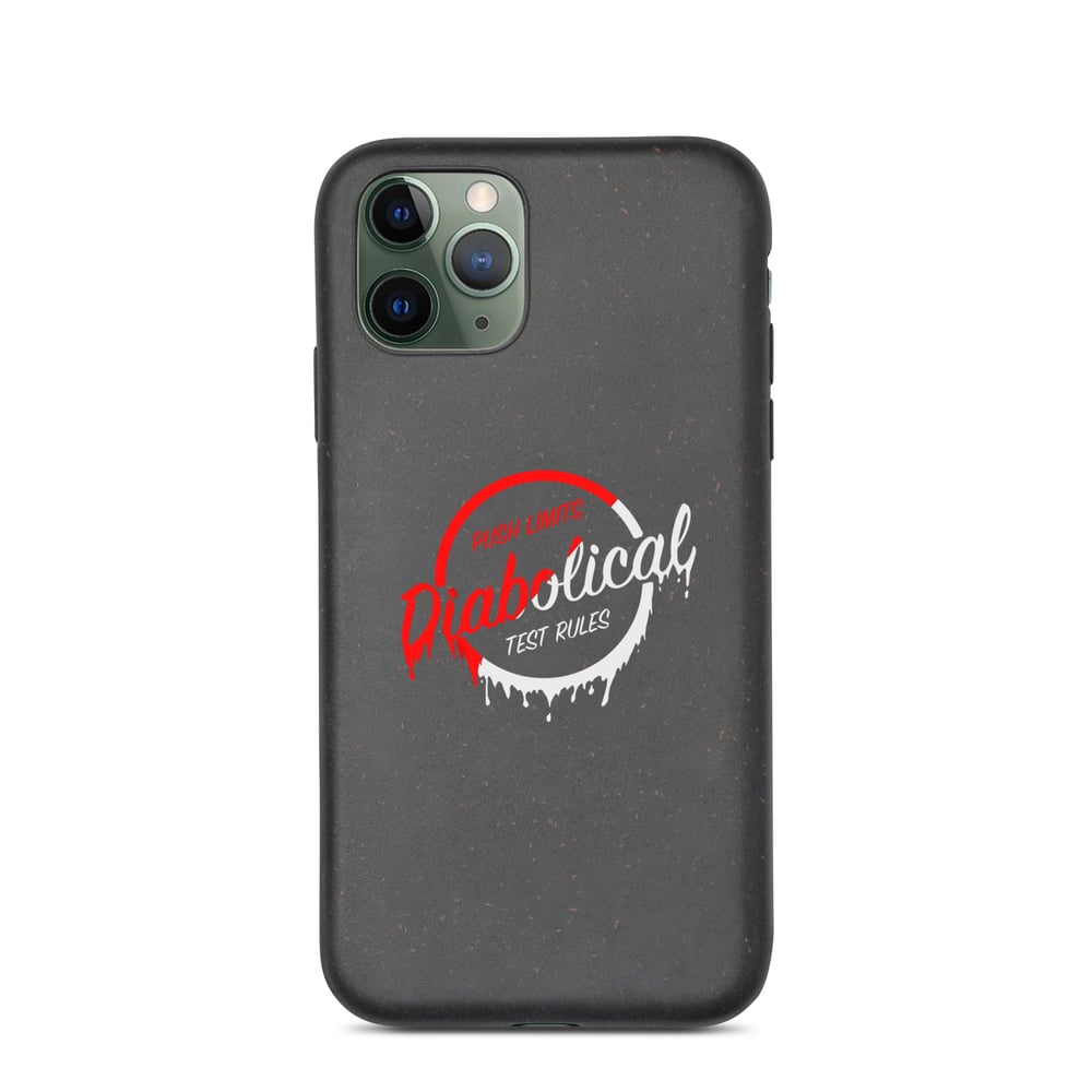 Diabolical "Drip" logo Biodegradable phone case