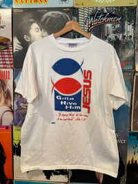 Image 1 of 90s Jesus Pepsi Tshirt L/XL