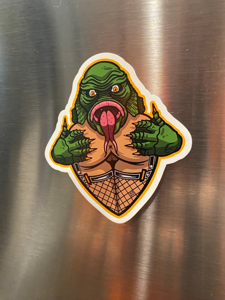 Hungry Creature Fridge Magnet