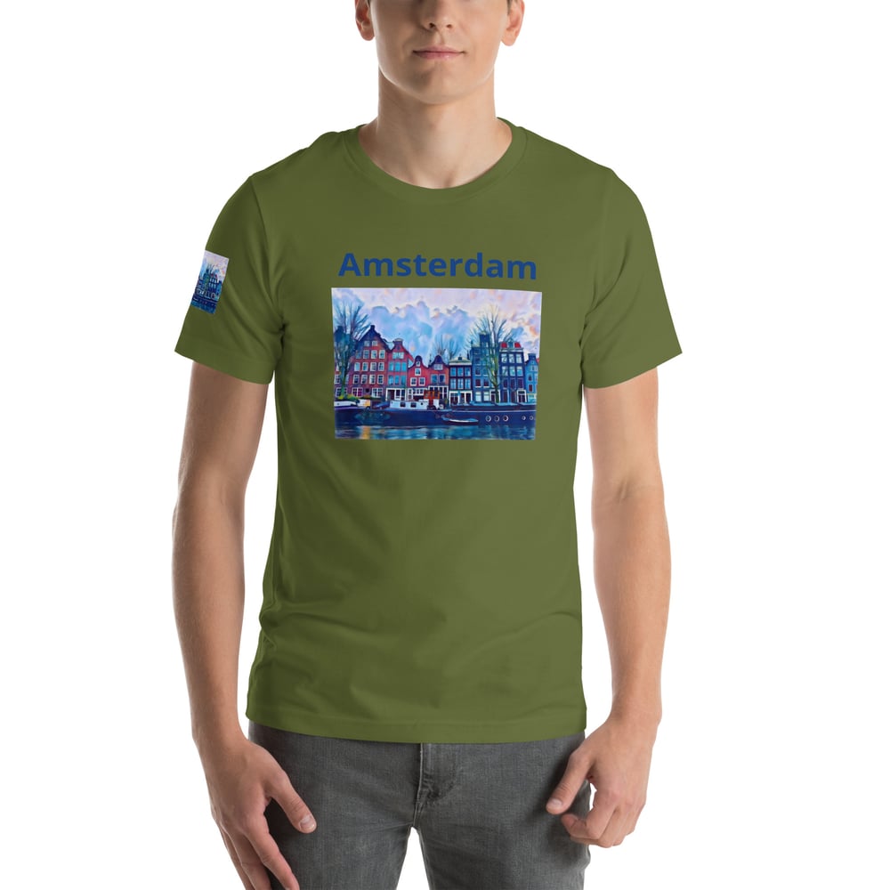 Image of Unisex t-shirt - Amsterdam