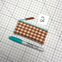 Image 2 of Vintage Wool Check Pouch 1-4