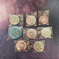Various Sanrio Badges