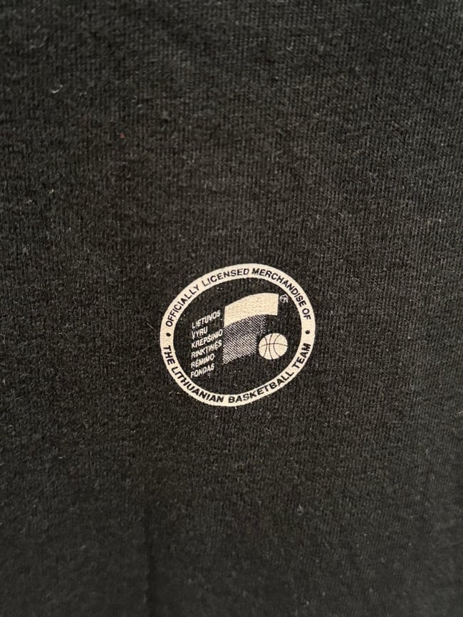 Grateful Dead 1996 Lithuania Basketball T-Shirt - Size XL+