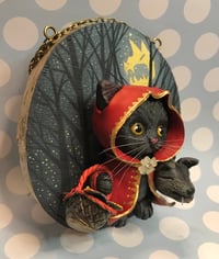 Image 3 of "Little Brave Red" Original sculpture 