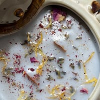 Image 4 of almond milk + shea butter scented candle