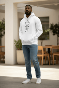 Image 5 of Get Use 2 It (Kool Kid) Hoodie White