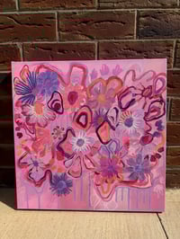 Image 2 of 🌸 M O T H E R S  D A Y  D R O P ✨ Original Painting Wildflowers 2- 46 x 46cms 