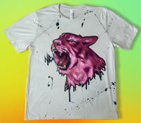 Image 1 of “TIGER BLOOD” HAND PAINTED T-SHIRT XL