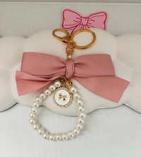 Pink Pearl Keychain 