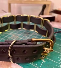 Image 1 of Brass Block Posture Collar-Ready to Ship