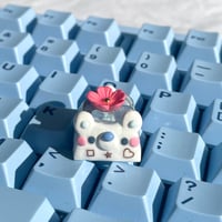 Image 3 of Snow Blossom Artisan Keycap 