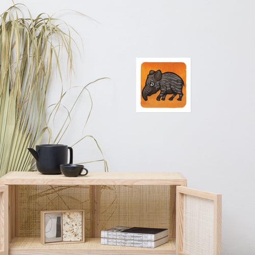 Image of Travis Tapir Giclee Poster