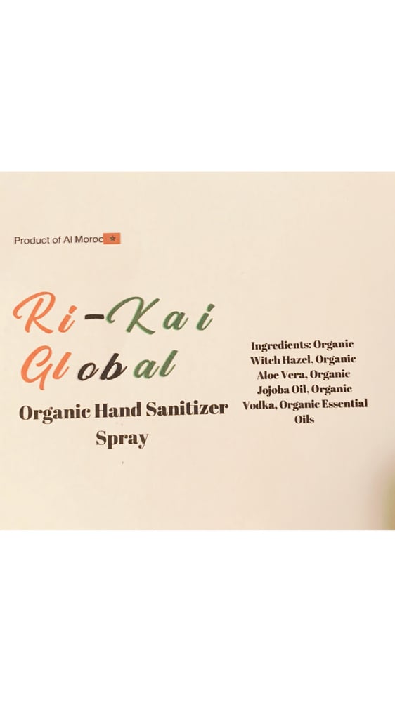 Image of 2oz Organic Hand Sanitizer Spray