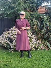 Image 1 of Cross front dress -harl
