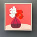 Image of Geranium Sprigs and Bud Vase