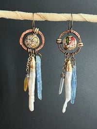 Image 1 of Long drop earrings