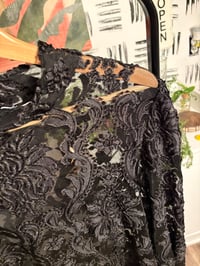 Image 2 of Fashion Nova sheer bell sleeve dress