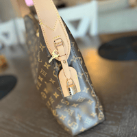 Image 5 of Slouchy Monogram Shoulder Bag