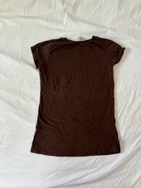 Image 2 of 2000s brown t shirt // S