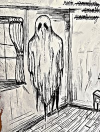 Image 2 of 11x14in. Painting “House Guest”