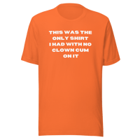 Image 1 of Clown Cum / White - Unisex t-shirt