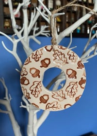 Image 1 of Acorn and Oak Leaf Wreath
