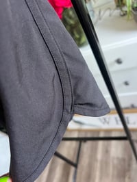 Image 2 of black short parachute shorts
