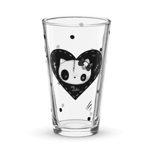 Bad Kitty! Shaker pint glass