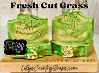Image 1 of Fresh Cut Grass Goat Milk Soap